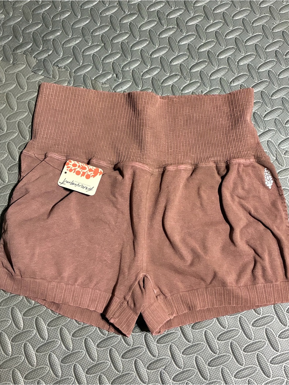 Women’s High-Waist Good Karma Bike Shorts - Brown